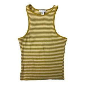 Topshop yellow tanktop. (Sz 6)